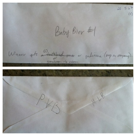 Baby Gender Envelope