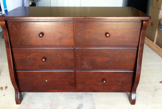 Baby Girl Nursery Dresser and Changing Table